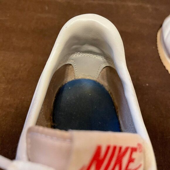 Rare Forest Gump VINTAGE 1982 NIKE LEATHER CORTEZ Womens 7.5 US White Red - Picture 11 of 11
